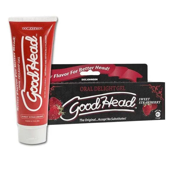 Good Head Sweet Strawberry 4 oz 118 ml Doc Johnson Enterprises Vibrators