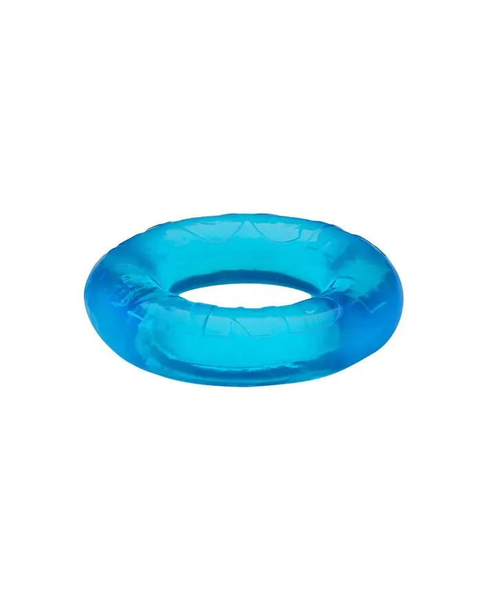 Gummy Ring Stretchy Blue Beginners Cock Ring Rock Candy Male Sex Toys
