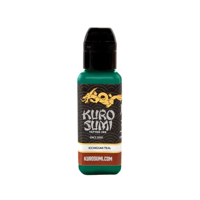 Icchigumi Teal Kuro Sumi Tattoo Ink Pick Size Kuro Sumi Vibrators