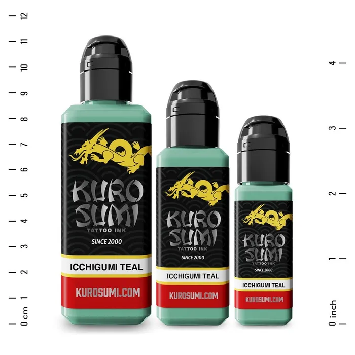 Icchigumi Teal Kuro Sumi Tattoo Ink Pick Size Kuro Sumi Vibrators