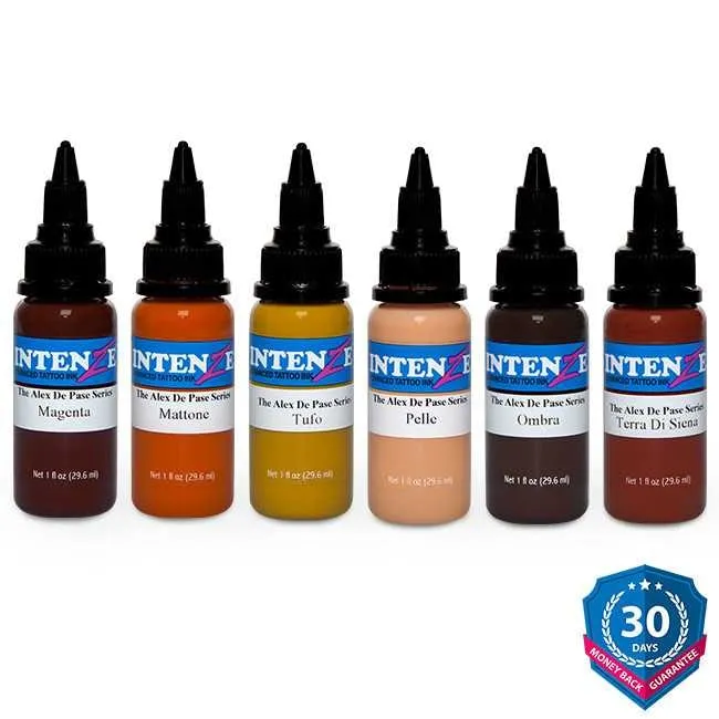 Intenze Male Sex Toys Alex De Pase Advanced Fleshtone 1oz Series Intenze Tattoo Ink 6 Bottles Intenze Male Sex Toys Alex De Pase Advanced Fleshtone 1oz Series Intenze Tattoo Ink 6 Bottles