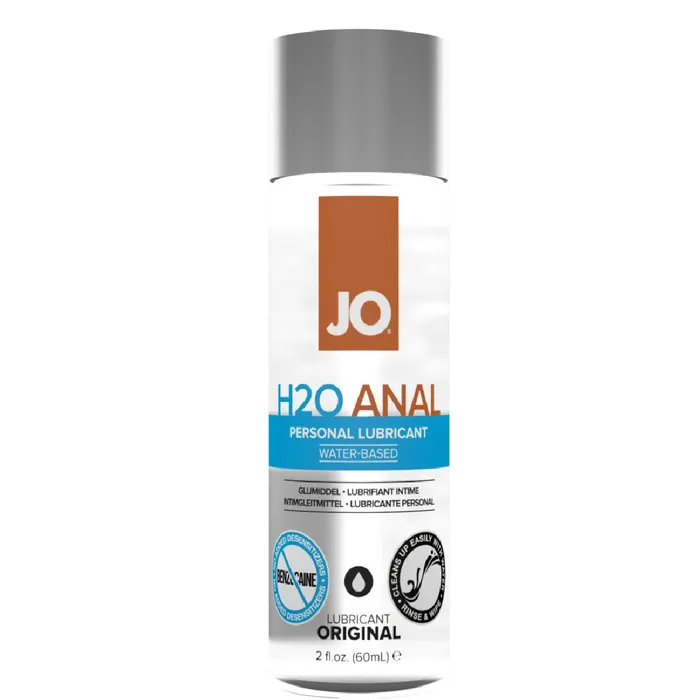 Jo H2O Water Based Anal Lubricant 2 oz System Jo Lubricants