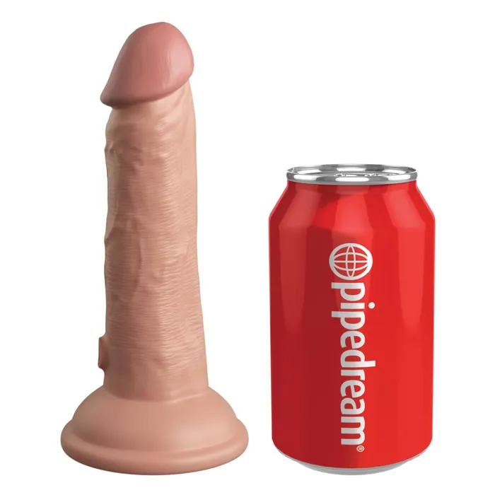 King Cock Elite 6 Vibrating Silicone Dual Density Dildo Vanilla Pipedream Products Dildos King Cock Elite 6 Vibrating Silicone Dual Density Dildo Vanilla Pipedream Products Dildos