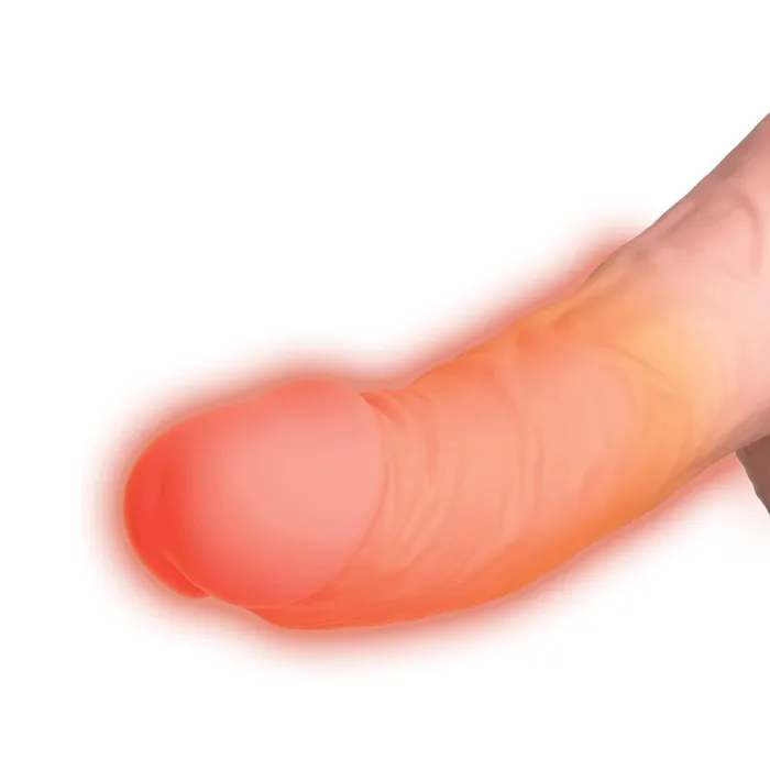 King Cock Plus Thrusting Heating Cock with Balls Vanilla Pipedream Products Dildos