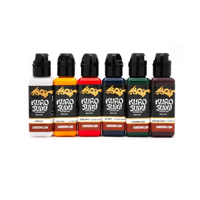 Kuro Sumi Anal Yukyu by Kensho II Japan Set Kuro Sumi Tattoo Ink 15oz