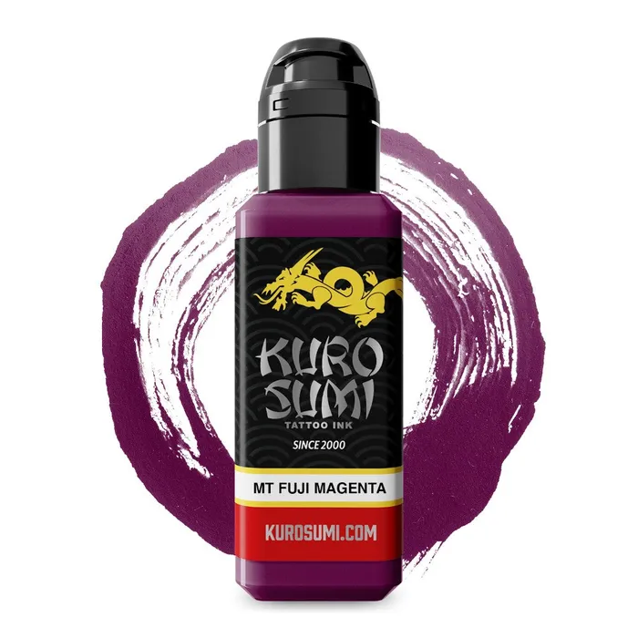Kuro Sumi Male Sex Toys Mt Fuji Magenta Kuro Sumi Tattoo Ink Pick Size