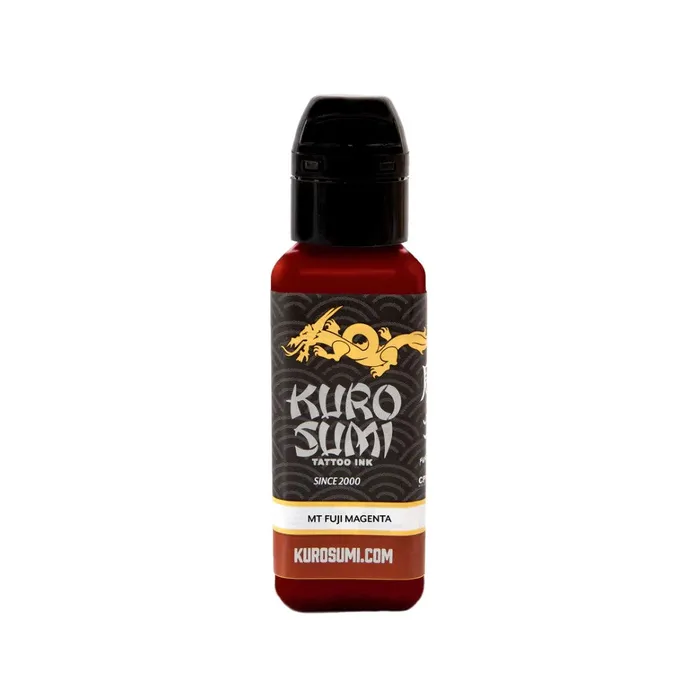 Kuro Sumi Male Sex Toys Mt Fuji Magenta Kuro Sumi Tattoo Ink Pick Size