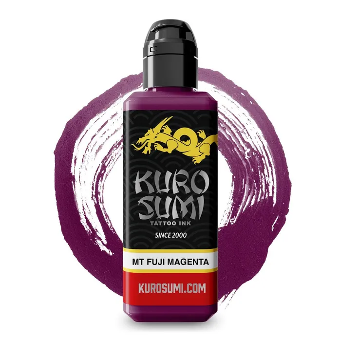 Kuro Sumi Male Sex Toys Mt Fuji Magenta Kuro Sumi Tattoo Ink Pick Size