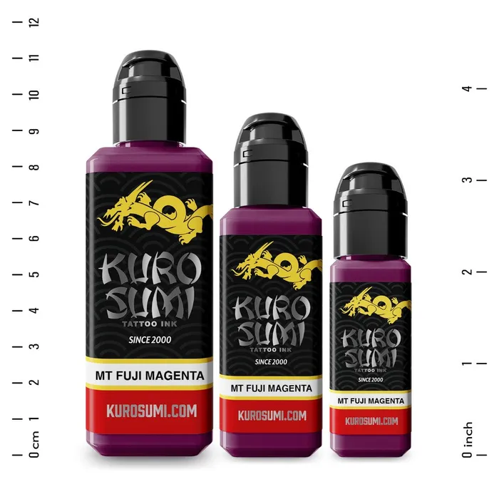 Kuro Sumi Male Sex Toys Mt Fuji Magenta Kuro Sumi Tattoo Ink Pick Size