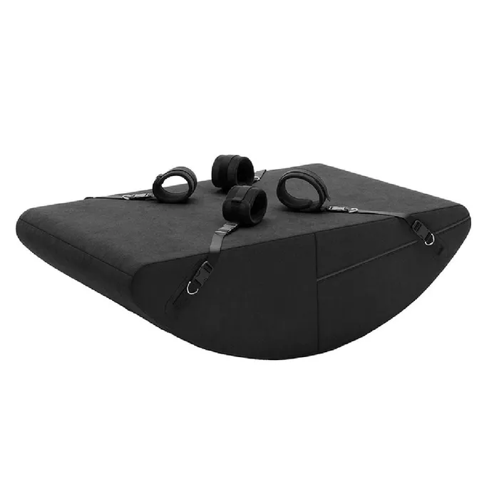Liberator Scoop Rocker Wedge with Cuffs Black Liberator Restraints