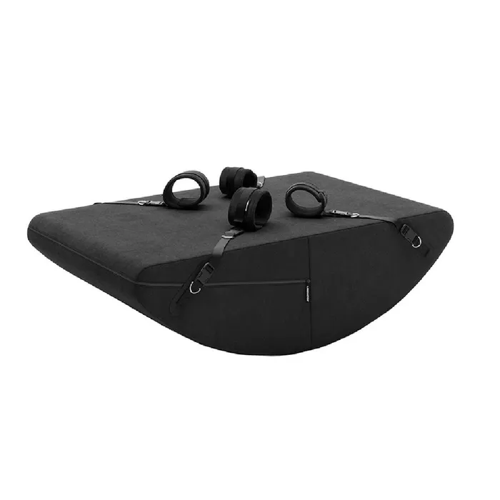 Liberator Scoop Rocker Wedge with Cuffs Black Liberator Restraints