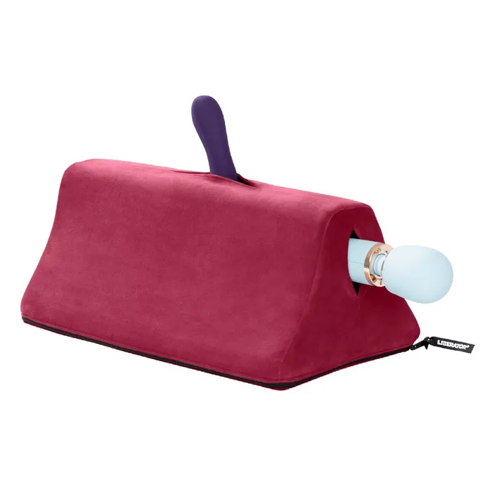 Liberator Tula Hands Free Double Sex Toy Mount Red Liberator Vibrators