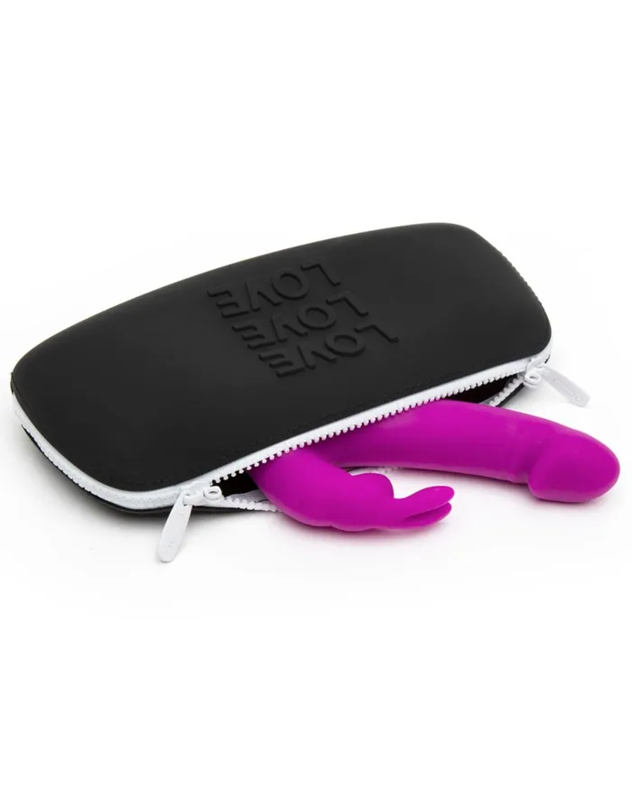 Lovehoney Vibrators Happy Rabbit LOVE Medium Silicone Zipper Storage Case