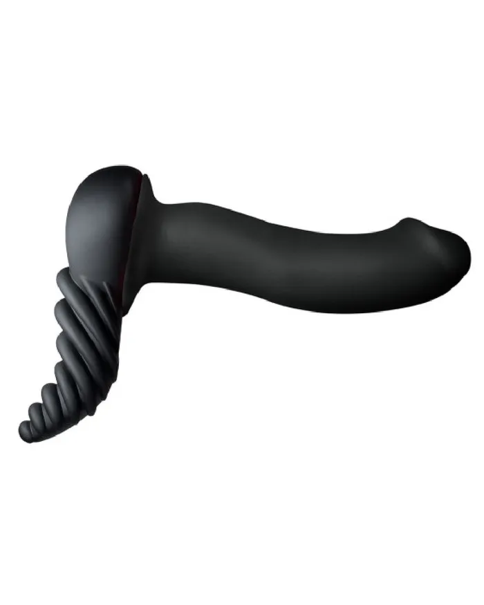 Luvgrind Soft Silicone Stroker Grinder and Dildo Base Black Bananapants Dildos