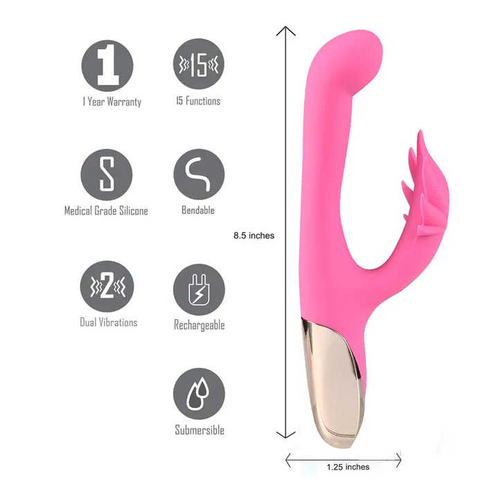Maia Toys Female Sex Toys Maia Toys MAUI Rechargeable Dual Motor Bendeable GSpot Hemp Leaf Vibrator Maia Toys Female Sex Toys Maia Toys MAUI Rechargeable Dual Motor Bendeable GSpot Hemp Leaf Vibrator