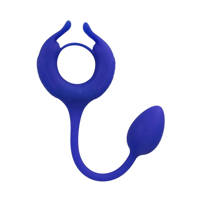 Male Sex Toys California Exotic Novelties Inc Admiral Plug and Play Vibrating Weighted Cock Ring Rechargable