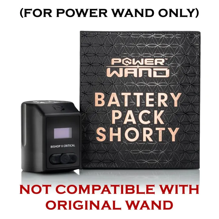 Male Sex Toys Critical Tattoo Critical x Bishop Power Wand Battery Pack Pick Size