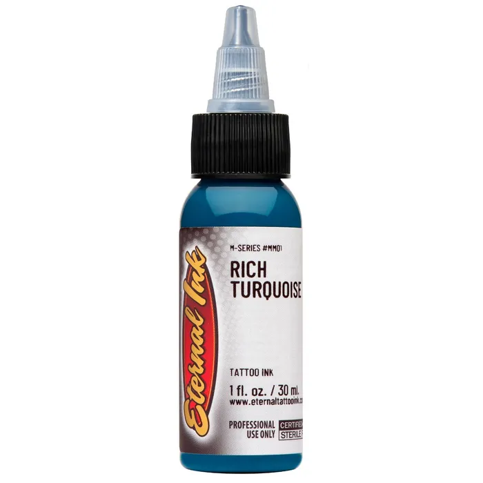 Male Sex Toys Eternal Rich Turquoise M Series Eternal Tattoo Ink Pick Your Size