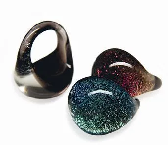 Male Sex Toys Gorilla Glass Gorilla Glass Dichroic Finger Ring Price Per 1