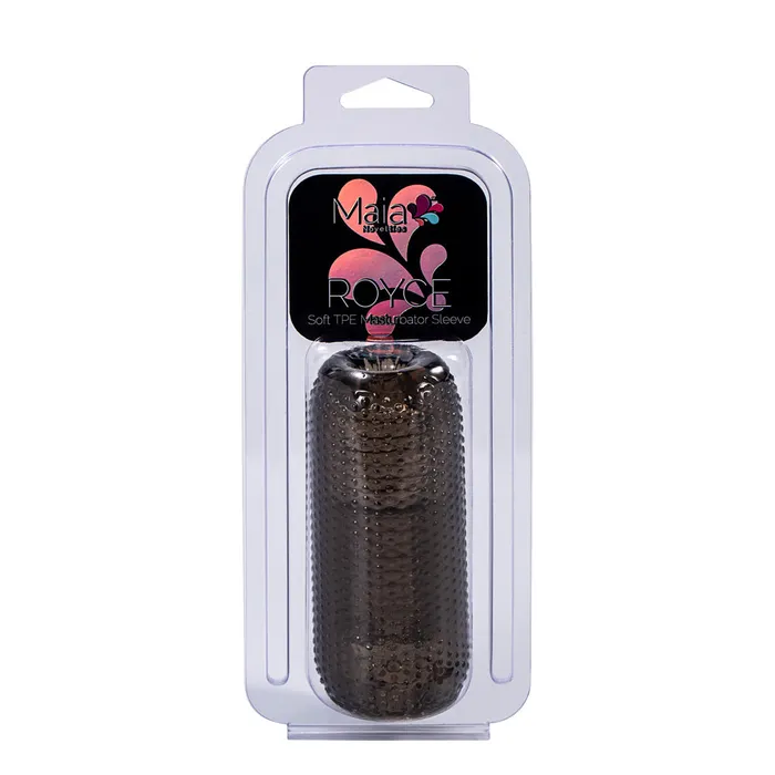 Male Sex Toys Maia Toys ROYCE TPE BLACK Masturbator Sleeve