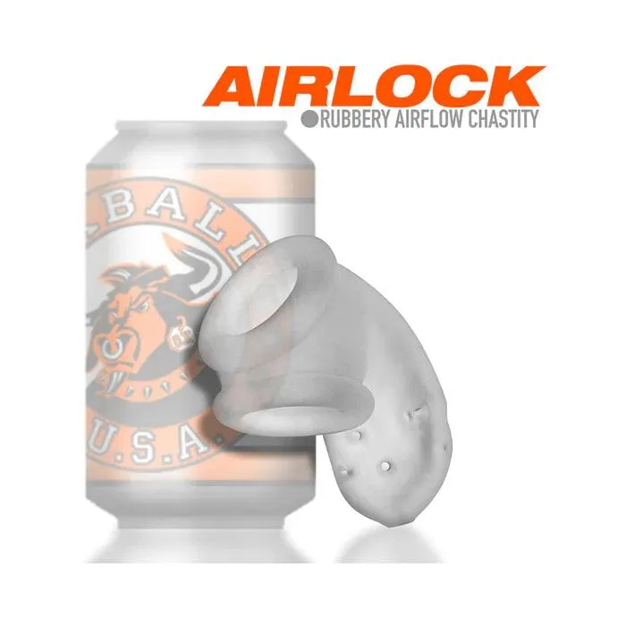 Male Sex Toys Oxballs LLC OxBalls Airlock Air Vent Silicone Chastity Packer Clear