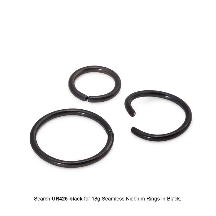 Male Sex Toys Painful Pleasures 18g Seamless Niobium Ring Price Per 1