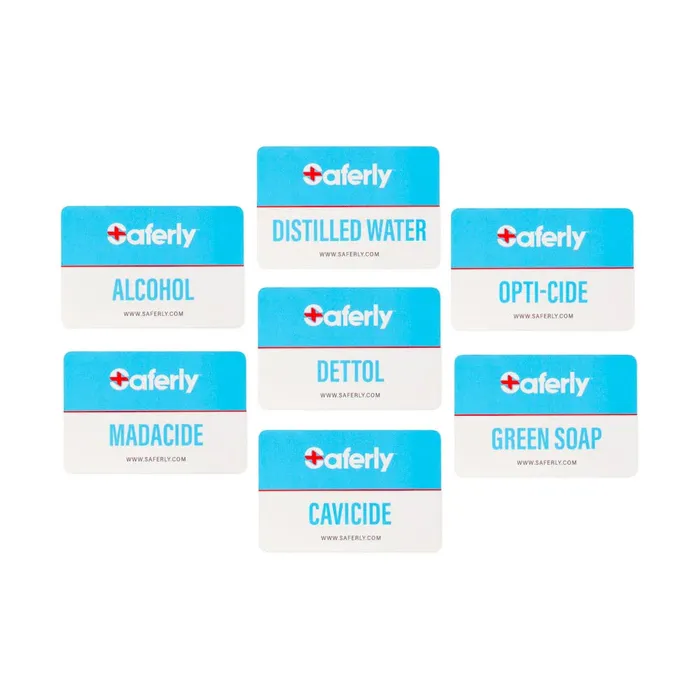 Male Sex Toys Saferly Bottle Labels Pack of 5 Pick Label Saferly