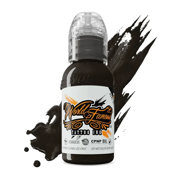 Male Sex Toys World Famous Badlands Brown World Famous Tattoo Ink Pick Size