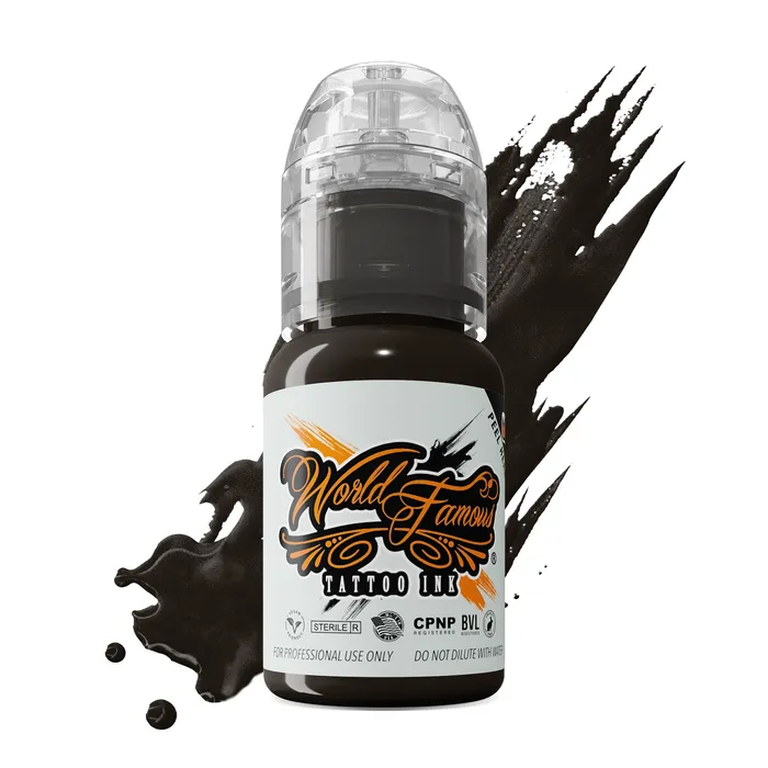 Male Sex Toys World Famous Badlands Brown World Famous Tattoo Ink Pick Size