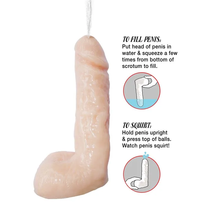 Natural Realskin Squirting Dildo 75 Inch Vanilla Nasstoys Dildos