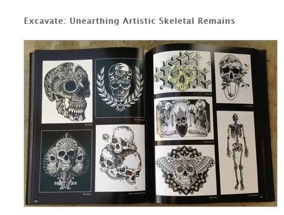 Out of Step Books Vibrators Excavate Unearthing Artistic Skeletal Remains by Jinxi Caddel Hardcover Book