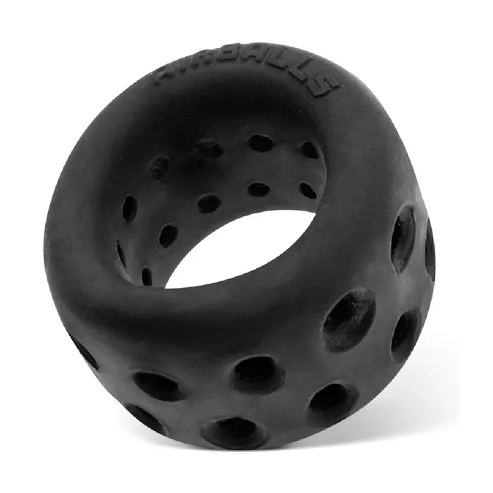 Oxballs Anal Oxballs Air Lite Ventilated Ball Stretcher Black Ice