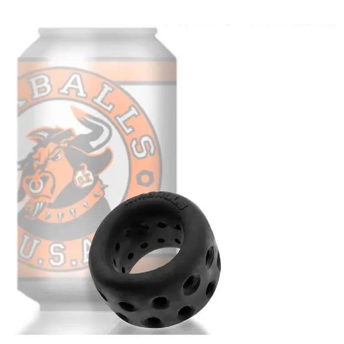 Oxballs Anal Oxballs Air Lite Ventilated Ball Stretcher Black Ice