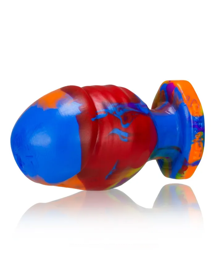Oxballs Anal Oxballs Honcho 6 Inch Girthy Rainbow Silicone Veiny Butt Plug