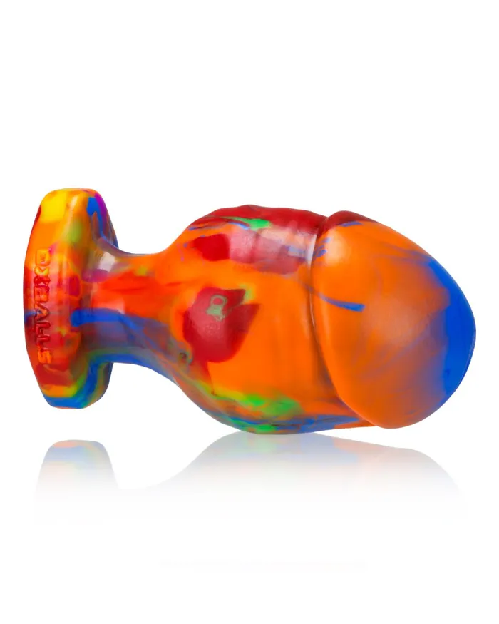 Oxballs Anal Oxballs Honcho 6 Inch Girthy Rainbow Silicone Veiny Butt Plug
