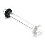 Painful Pleasures 14g8g 58 Acrylic Tongue Retainer Vibrators