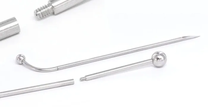 Painful Pleasures 14g EZ Piercing Circular Barbell StepDown Threaded Vibrators Painful Pleasures 14g EZ Piercing Circular Barbell StepDown Threaded Vibrators