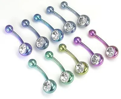 Painful Pleasures 14g Externally Threaded Titanium Navel Barbell w Single Jewel Price Per 1 Vibrators Painful Pleasures 14g Externally Threaded Titanium Navel Barbell w Single Jewel Price Per 1 Vibrators