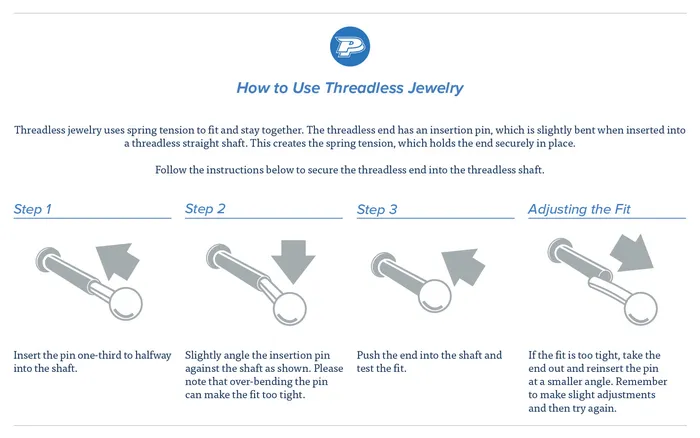 Painful Pleasures 14g Externally Threaded Titanium Navel Barbell w Single Jewel Price Per 1 Vibrators