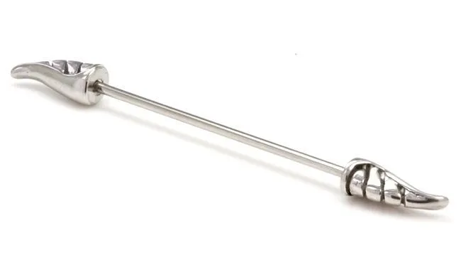 Painful Pleasures 16g 138 Wing Industrial Barbell Vibrators