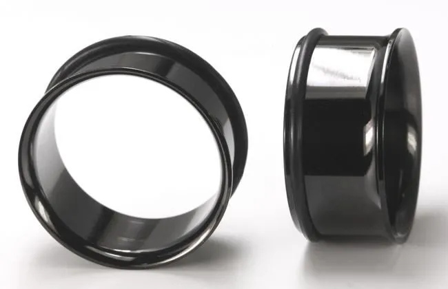 Painful Pleasures Anal 10g 1 Black PVD Coated Single Flare Steel Tunnel Price Per 1 Painful Pleasures Anal 10g 1 Black PVD Coated Single Flare Steel Tunnel Price Per 1