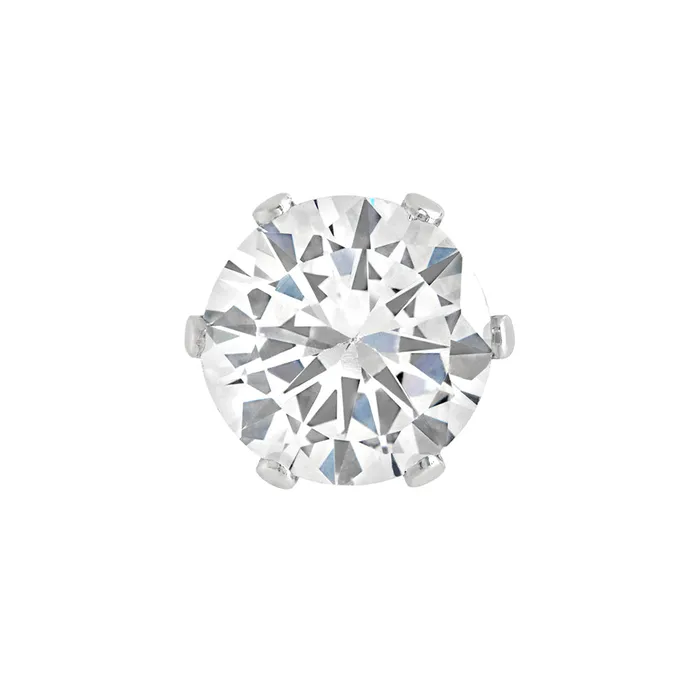 Painful Pleasures Anal 16g Prong Set 8mm Jewel Threaded Stud Earring Price Per 1 Painful Pleasures Anal 16g Prong Set 8mm Jewel Threaded Stud Earring Price Per 1