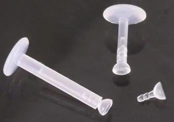 Painful Pleasures Anal BioPlastic FLAT CLEAR DISC 2mm wide for BioPlast Jewelry NO CUM Price Per 1 Painful Pleasures Anal BioPlastic FLAT CLEAR DISC 2mm wide for BioPlast Jewelry NO CUM Price Per 1