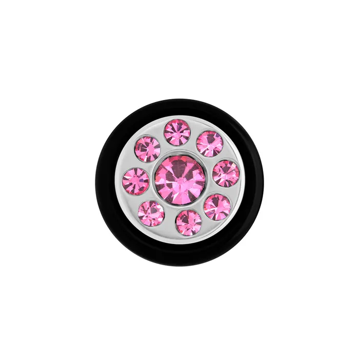 Painful Pleasures Anal FAKE PLUG 9 Stone Pink BLING Fake Piercing 16g thin post Price Per 1 Painful Pleasures Anal FAKE PLUG 9 Stone Pink BLING Fake Piercing 16g thin post Price Per 1