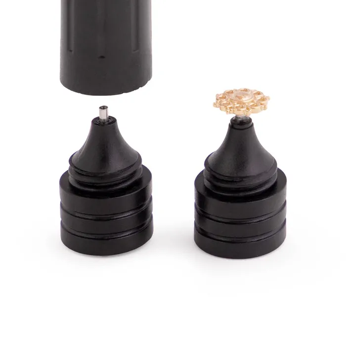 Painful Pleasures Anal Internal 09mm Black Plastic Magnetic Body Jewelry Holder Price Per 1