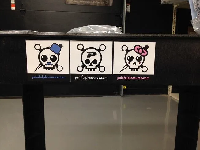 Painful Pleasures Boy Skull Sticker Painful Pleasures Vibrators