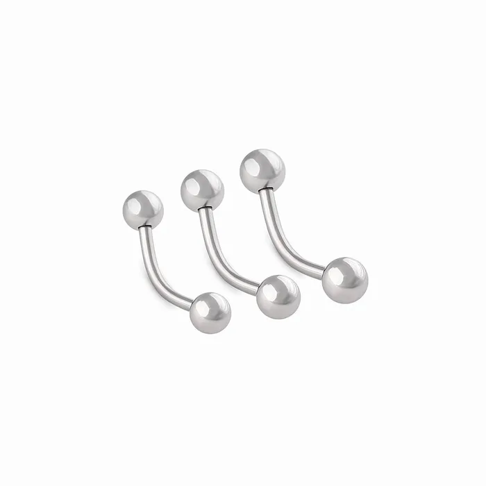 Painful Pleasures Male Sex Toys 14g Internal Steel Bent Barbell Price Per 1
