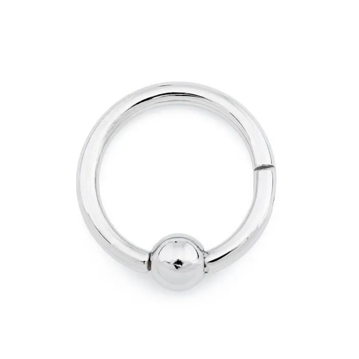 Painful Pleasures Male Sex Toys 14g Steel Captive Bead Hinged Clicker Ring Price Per 1 Painful Pleasures Male Sex Toys 14g Steel Captive Bead Hinged Clicker Ring Price Per 1