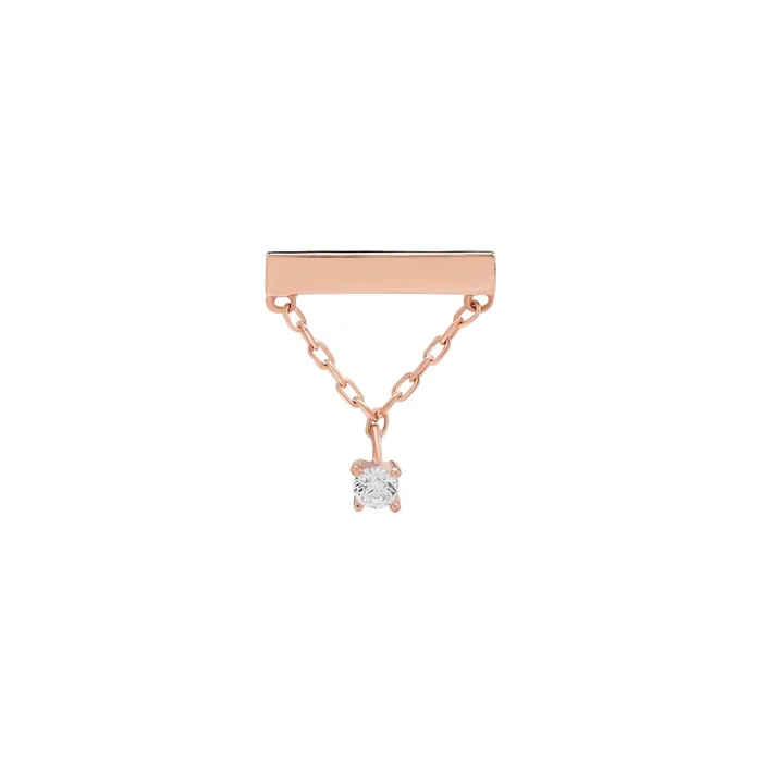 Painful Pleasures Vibrators Tilum Simple Chain and Bar 14kt Rose Gold Threadless Top Price Per 1 Painful Pleasures Vibrators Tilum Simple Chain and Bar 14kt Rose Gold Threadless Top Price Per 1