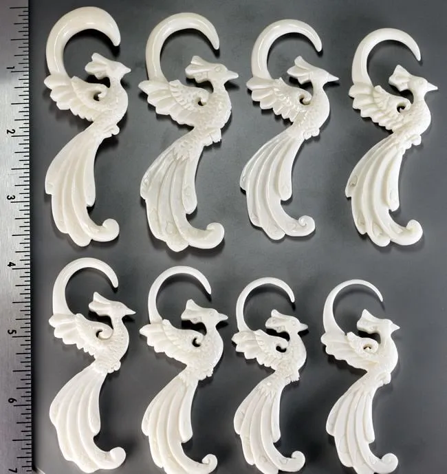 PEACOCK BONE Organic Wholesale Body Jewelry 15mm 8mm Price Per 1 Elementals Organics Female Sex Toys